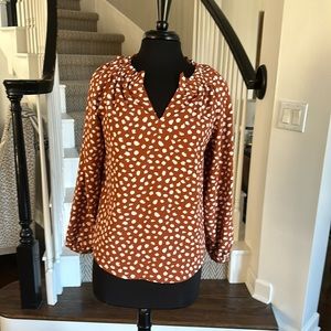 Jcrew fall blouse